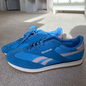 Reebok Classic Blue with Pink Highlights